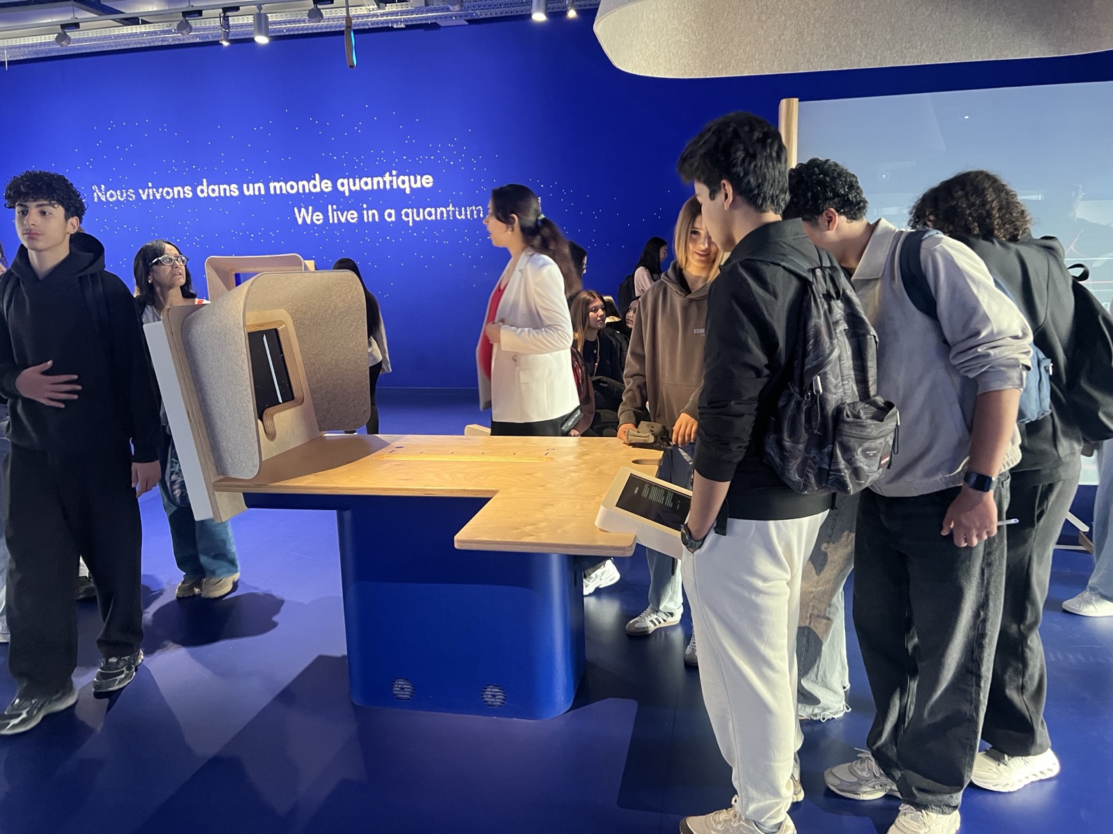 Élèves en visite au CERN